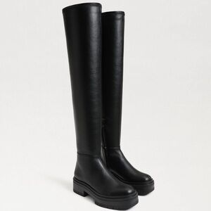 SAM EDELMAN LYDIA OVER THE KNEE BLACK BOOTS Size 10